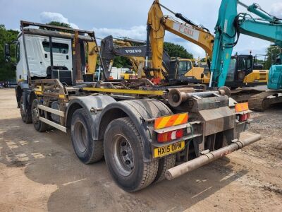 2015 Mercedes Arocs 3240 8x4 Hook Loader - 3
