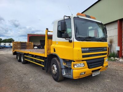 2003 DAF CF 75/310 6x2 Beavertail Plant Wagon