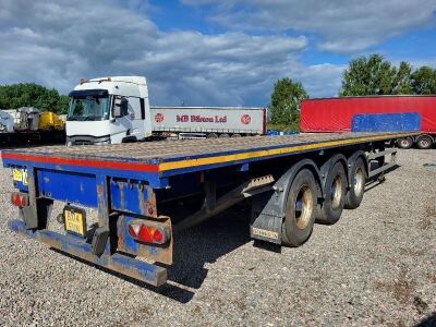 2012 Dennison Triaxle Bolster Flat Trailer - 3