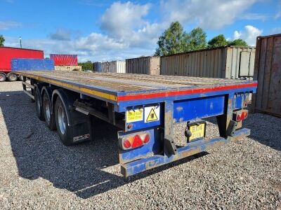 2012 Dennison Triaxle Bolster Flat Trailer - 4