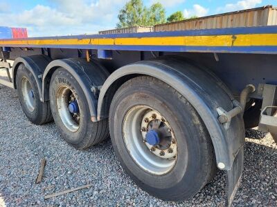 2012 Dennison Triaxle Bolster Flat Trailer - 5