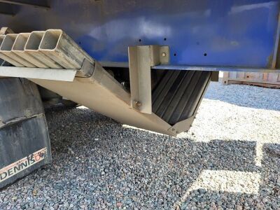 2012 Dennison Triaxle Bolster Flat Trailer - 7