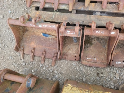 6 x Mini Digger Buckets - 2