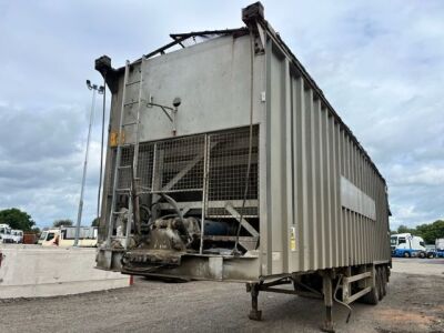 2007 United Trailers Triaxle Alloy Body Ejector Trailer - 2