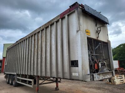 2009 Weightlifter Triaxle Alloy Body Ejector Trailer