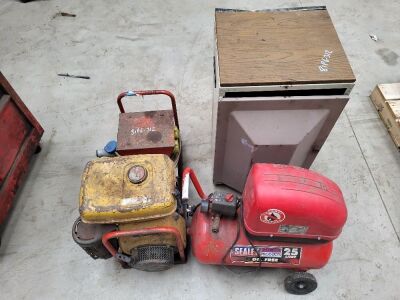 Petrol Generator, Sealy Compressor and Gas Heater