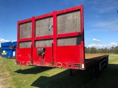 2003 SDC Triaxle Flat Trailer - 2