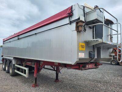 2015 Fruehauf Triaxle Alloy Body Tipping Trailer