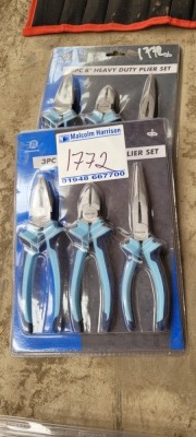 2x 3pc Plier Sets