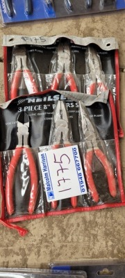 2x 3pc Plier Sets