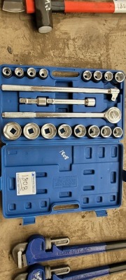 21pc ¾" Drive Socket Set 19-50mm