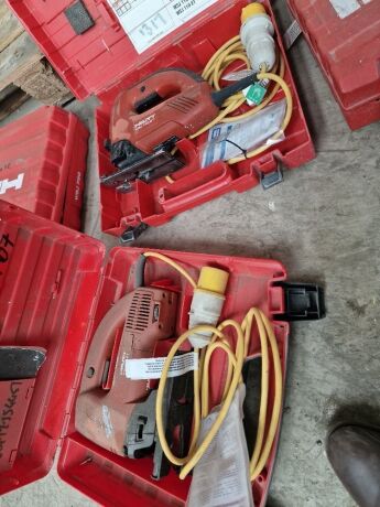 2x HILTI WSJ-750 ET Jigsaw 110v