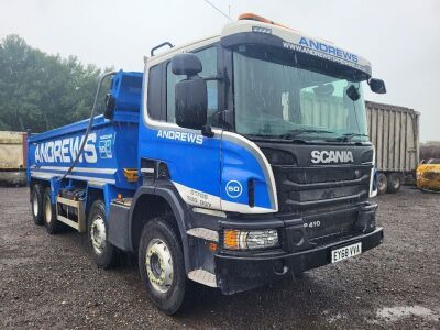 2018 Scania P410 8x4 Steel Body Tipper