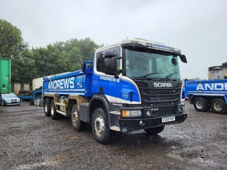 2018 Scania P410 8x4 Thompson Steel Body Tipper