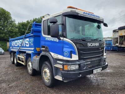 2018 Scania P410 8x4 Steel Body Tipper