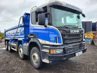 2018 Scania P410 8x4 Steel Body Tipper