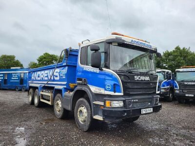 2018 Scania P410 8x4 Steel Body Tipper