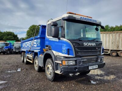 2018 Scania P410 8x4 Steel Body Tipper