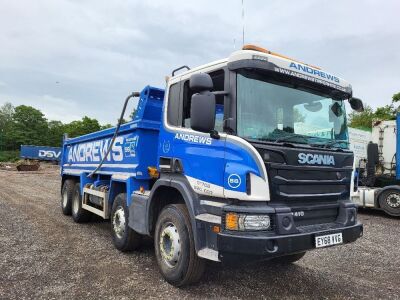 2018 Scania P410 8x4 Steel Body Tipper