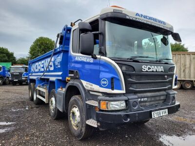 2018 Scania P410 8x4 Steel Body Tipper