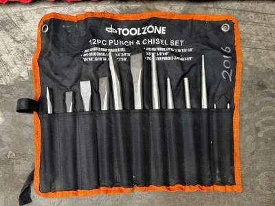12pc Punch and Chisle Set 
