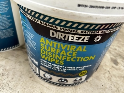 5x Large Tubs of Wipes - 3