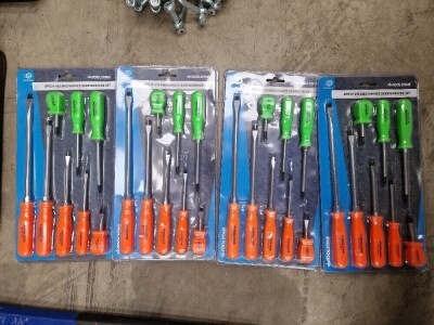 4x 8pc Screw Driver Sets