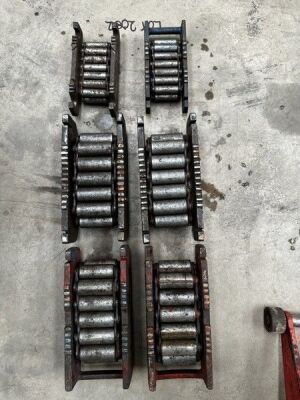 6x Caterpillar Machine Skates  - 2