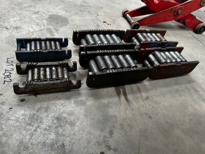 6x Caterpillar Machine Skates  - 4