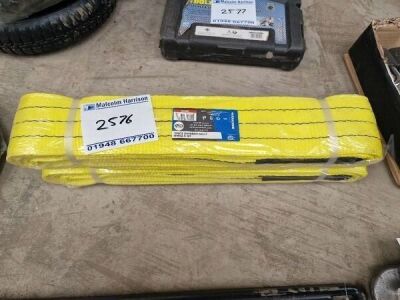 2 x 3T 4M Long Lifting Slings 