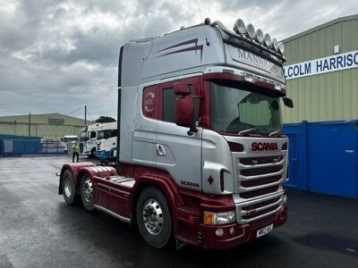 2012 Scania R480 Topline 6x2 Midlift Tractor Unit