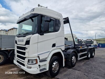 2019 Scania R500 8x4 Drawbar Hookloader