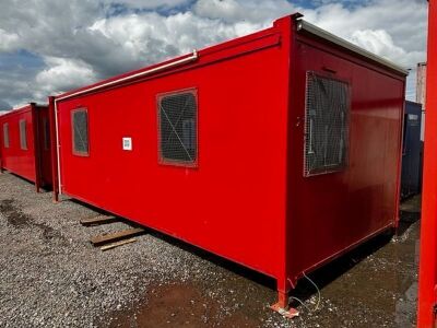 24ft x 10ft Jack Leg Portacabin/ Canteen - 2