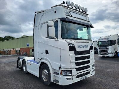 2019 Scania S580 V8,6 x 2 Tag Axle Tractor Unit