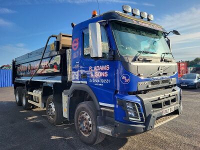 2017 Volvo FMX 420 8x4 Steel Body Tipper