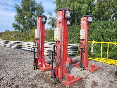 Set of 4 2006 RAV 232 Sommers Mobile 3 Phase Vehicle Lifts - 2