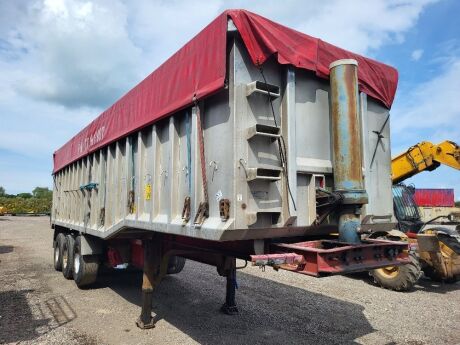 1994 Crane Fruehauf Triaxle Alloy Body Tipper Wilcox Body 