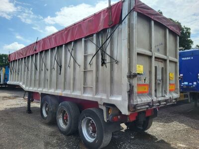 1994 Crane Fruehauf Triaxle Alloy Body Tipper Wilcox Body  - 3