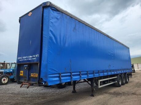 2007 M&G Triaxle Curtainside Trailer