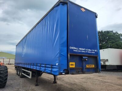 2007 M&G Triaxle Curtainside Trailer - 2