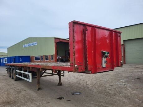 2014 SDC Triaxle Timber Spec Flat Trailer