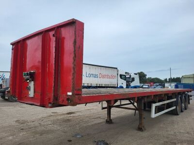 2014 SDC Triaxle Timber Spec Flat Trailer - 2