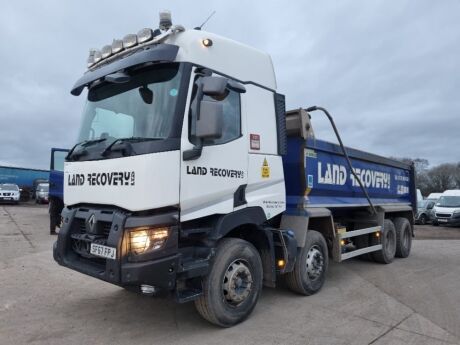 2017 Renault C520 Comfort 8x4 Steel Body Tipper