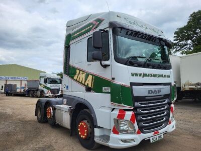 2015 DAF XF 460 6x2 Midlift  Twin Steer Tractor Unit