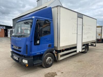 2009 Iveco Eurocargo 75E16 4x2 Side Entry Box Van - 2