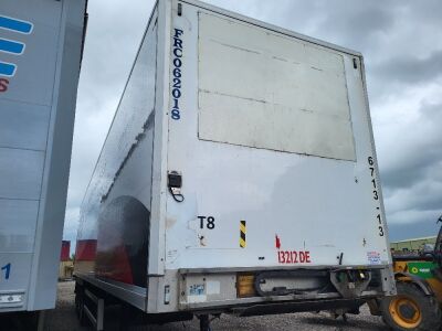 2012 Montracon Triaxle Insulated Box Van Trailer