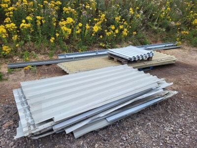 Quantity of Roofing Sheets & Galvanised Cross Members - 3