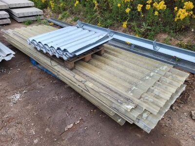 Quantity of Roofing Sheets & Galvanised Cross Members - 5