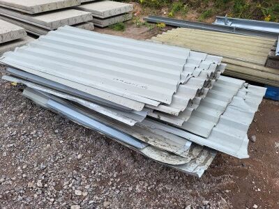 Quantity of Roofing Sheets & Galvanised Cross Members - 6