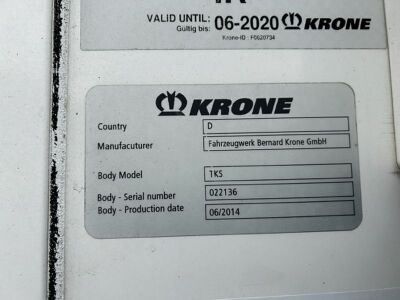 2014 Krone Triaxle Fridge Trailer - 8